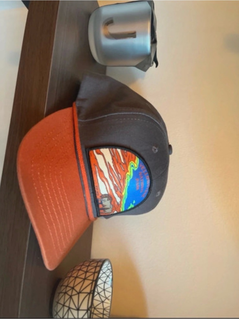 Sendero Provisions Mountain Patch Rope Hat Orange Brown Snapback